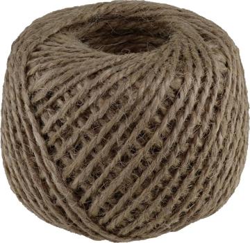 Bindfaden 1,3mm x 100m, Jute vorne