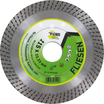 Diamant-Trennscheibe 115x1,2mm Fliesen,Kacheln,Feinst,Premium vorne