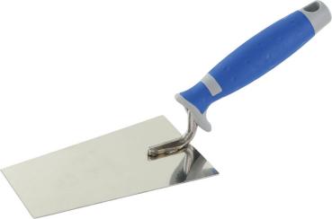 Berner Putzkelle mit 2-Komponenten-Griff, 140mm vorne