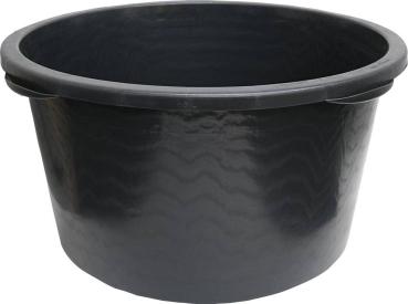 Mörtelkübel 65l, schwarz, Literskala vorne