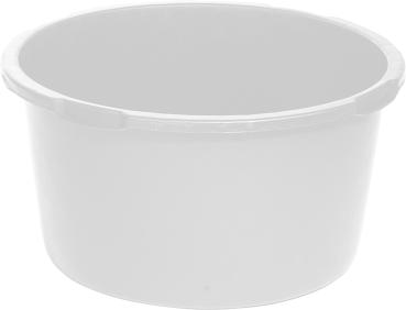 Mörtelkübel weiß 90l, verstärkter Boden vorne