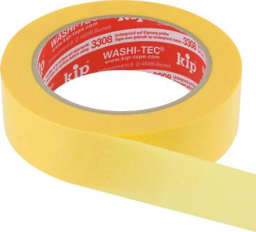 Fine Line Klebeband, 30mm, 50m gelb vorne