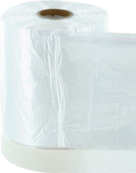 Folie mit Kreppklebeband, Breite 110cm, Länge 33m vorne