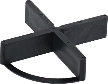 Fugenkreuze 2mm, 50x10mm Kunststoff, mit Steg, 100 St. vorne