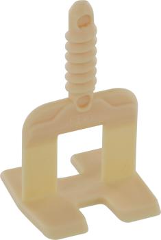 Preview: Gewindelaschen 2mm, 200 Stück im Beutel,Fliesenstärke 3-12mm