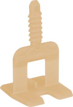 Preview: Gewindelaschen T-Stück 1mm, 200 St.Beutel,Fliesenst 3-12mm