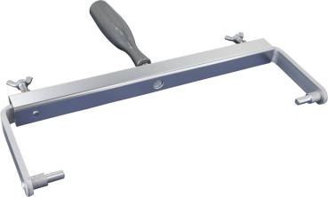 Halter für Bodenwalzen 30-61cm 8mm, mit Metallgriff vorne