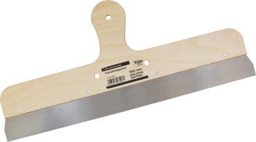 Fassadenspachtel 600 mm Edelstahl vorne