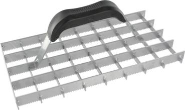 Gitterrabott gezahnt, 29x14cm Gitter 32x32mm vorne