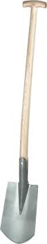 Geestemünder Spaten,Eschen-T- Stiel 85cm, 275x165/185mm vorne