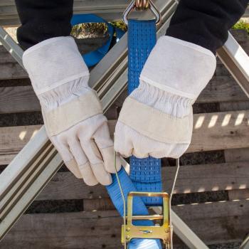 Preview: Arbeitshandschuh Gr. 10.5 aus Schweinsvolleder, gefüttert