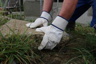 Preview: Rindspaltlederhandschuh Gr.11 Premium, gefüttert, natur