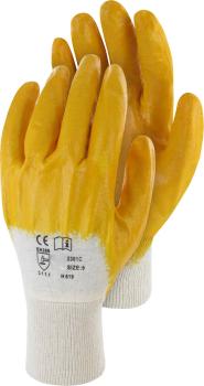 Sun Grip Premium Gr. 7 Baumwollträger/Nitril gelb vorne