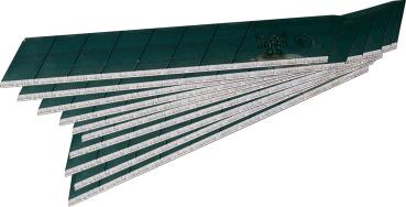 Abbrechklingen 25mm wärmebeha. Power Black, 10 Stück vorne