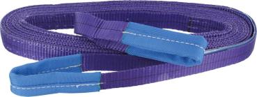 Hebeband 1t, 4m, violett Polyester, 2-lagig vorne