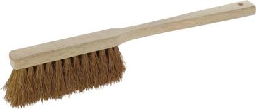 Handfeger 45cm, Kokos, Holz unlackiert vorne