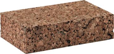 Schleifkork 115x60x25mm vorne