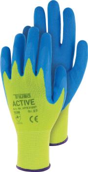 Active gelb Gr. 7 Polyester + Latexschaumbe. vorne