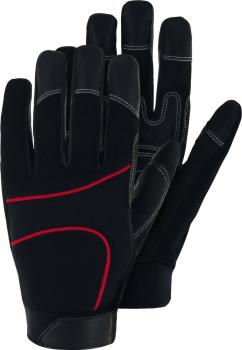 Dynamic, schwarz-rot, Gr. 9 Synthetikleder vorne