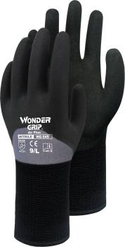 Wonder Grip Air Plus Gr.7 grau, Nitrilbes.; 360 atmungs. vorne