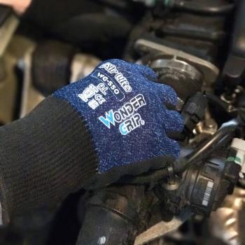 Preview: Wonder Grip Air Lite, Gr.7 meliert, Nitril, 1-fach get.