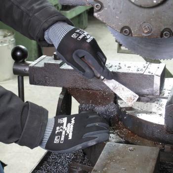 Preview: Wonder Grip Oil Gr.7, Schwarz Nitril 2-Fach getaucht