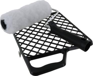 Heimwerker-Rollergarnitur 25cm Griff schwarz 6 mm Bügeldurch. vorne