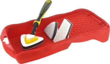 Streicher-Set 3in1, Handgriff, Farbwanne, 2 Wechselkissen vorne