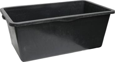 Mörtelkasten 65l, schwarz, rechteckig vorne