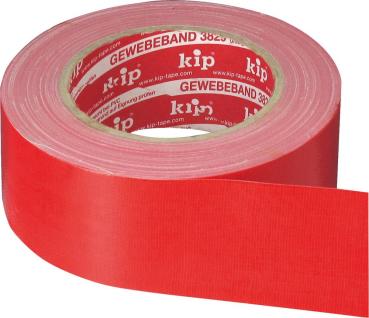 Gewebeklebeband,50mm,25m,rot vorne