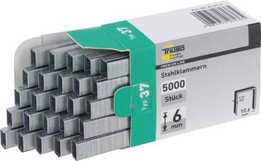 Klammern Typ 37,  8 mm, 5000 Stück vorne