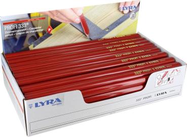 Preview: Zimmermann-Stift "LYRA" ungesp.,24cm, 1 Stck.