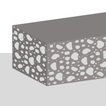 Preview: Schleiftopf 76/64x40xM14 C36R, für Beton, Granit und Gestein