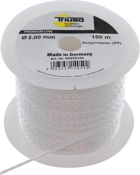 Fliesenlegerschnur weiß 2,0 mm/100m, Polypropylen vorne
