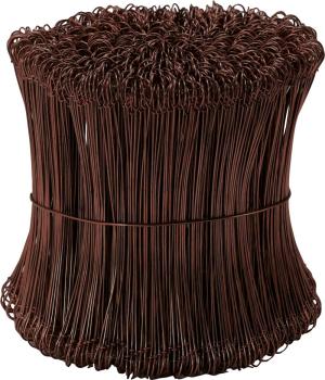 Ösendrähte weichge. 1,0x100mm einfach m.2 Ösen,Bund 1000 St. vorne