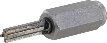 HM-Fugenfräser Durchm. 8mm mit Gewinde M14, 4-schneidig vorne