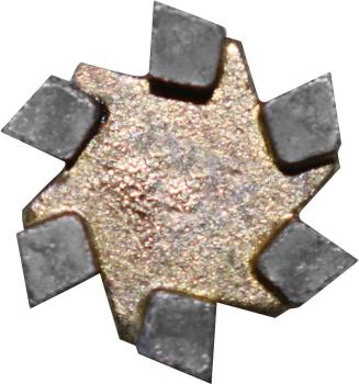 Preview: HM-Fugenfräser Durchm. 10mm mit Gewinde M14, 6-schneidig