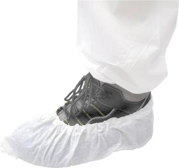 Überschuh weiß, CPE 20 Stück/Spender, Universalgr. vorne
