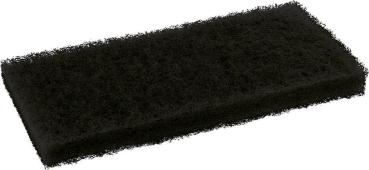 Schleifbelag für PAD-Brett 14x24 cm, grob (schwarz) vorne