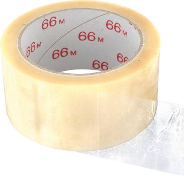 Packband 50mm, 66m,transparent vorne