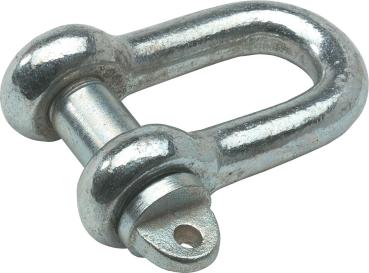 Schäkel, Form A, 10 mm verzinkt vorne