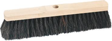 Besen, Arenga 60cm, Stielloch Sattelholz, Saalbesen vorne