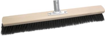 Saalbesen 60 cm, Naturhaar Buchenholz, Stielehalter 28mm vorne