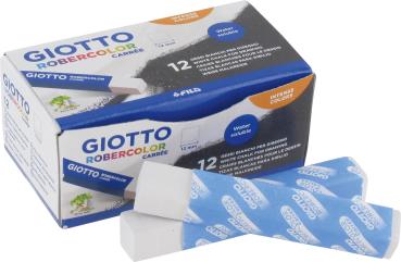 Wandtafelkreide weiß, papiert, 12 Stück im Karton vorne