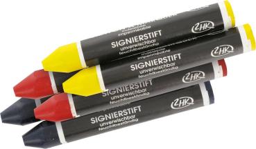 Signierkreide blau, 2 Stück auf SB-Karte, 120 x 11 mm vorne