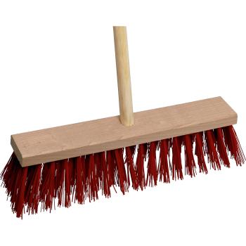 Straßenbesen 40cm mit Stiel 140cm, im Display vorne