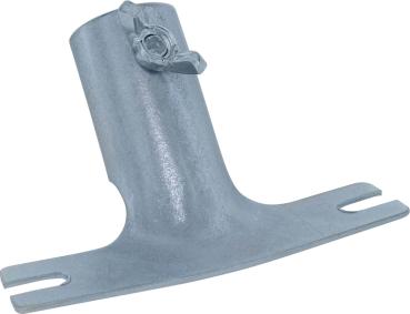 Stielhalter mit Schraube, 28mm verzinkt vorne