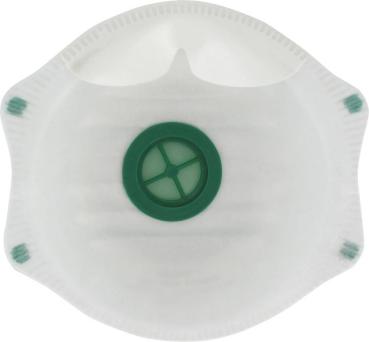 Preview: Atemschutzmaske, FFP1, 3Stück mit Ausatemventil, 4MAK