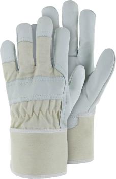 Arbeitshandschuh aus Rindvoll leder, gefüttert  Gr.10 vorne