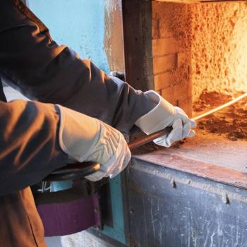 Preview: Arbeitshandschuh aus Rindvoll leder, gefüttert  Gr.10